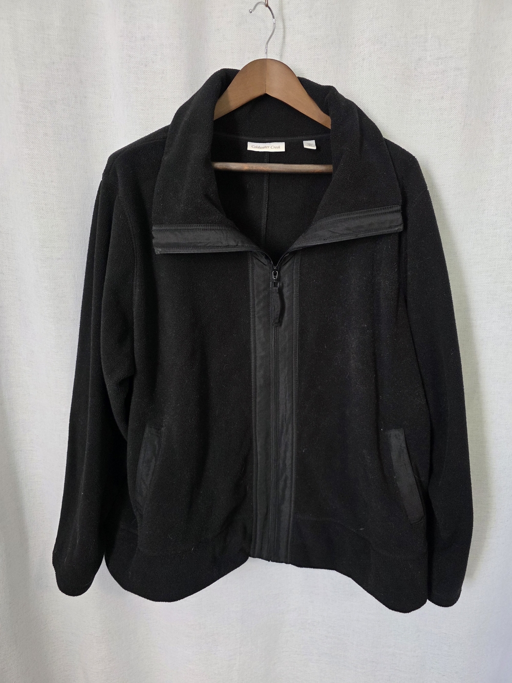 Coldwater Creek Women's Plus Size 3X (24W–26W) Full-Zip Fleece Jacket